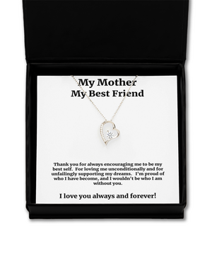 My Mother My Best Friend Necklace, Gift For Mom From Son or Daughter